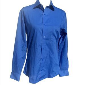 Pierre Cardin slim fit button down long sleeve dress shirt size small(32/33)